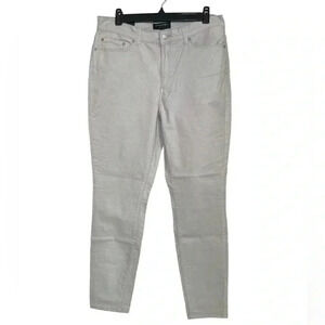 Banana Republic silver skinny cords sz  10